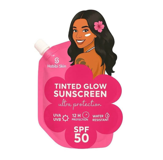 Habibi Skin Tinted Glow Sunscreen SPF50  50g