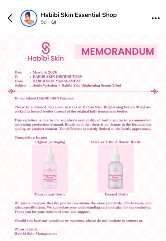 Habibi Brightening Serum 30ml