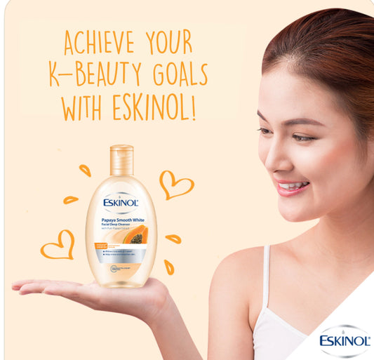 Eskinol Papaya Smooth Glow Facial Deep Cleanser 225ml