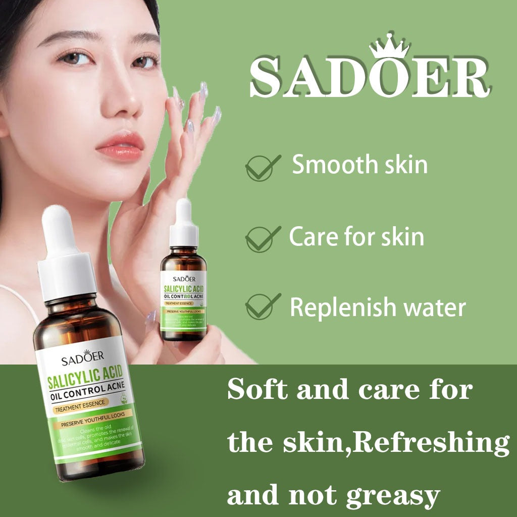 SADOER Salicylic Acid Oil Control Acne Treatment Essence 30ml