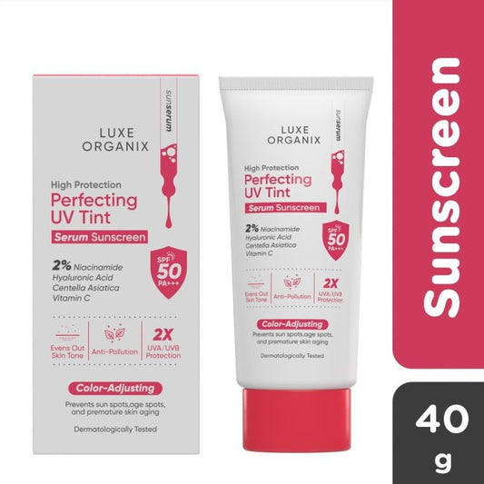 Luxe Organix Perfecting UV Tint Serum Sunscreen SPF50 PA+++  40g