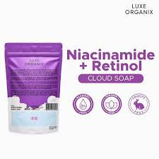Luxe Organix Niacinamide + Retinol Cloud Soap 100g