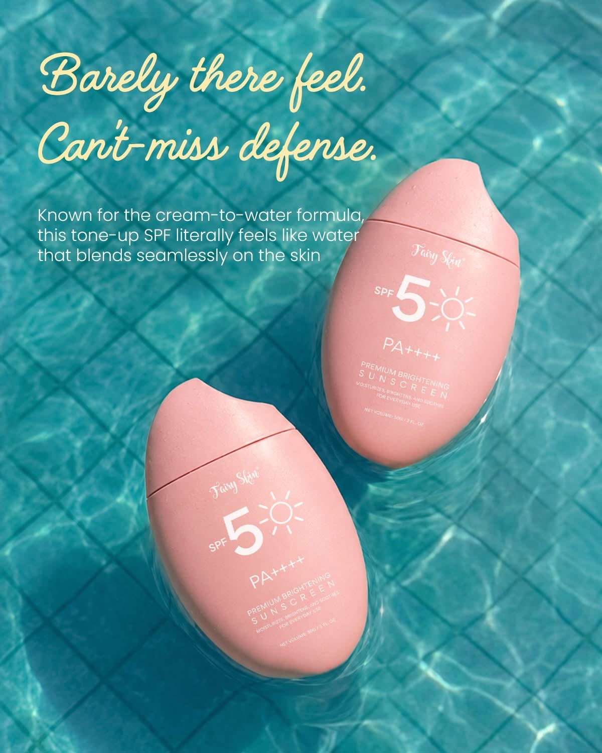 Fairy Skin Premium Brightening SUNSCREEN SPF 50 PA+++ 50g