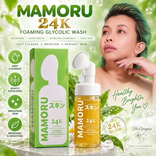 Mamoru 24K Foaming Glycolic Wash