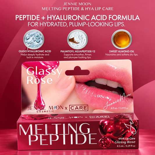 Jennie Moon Melting Peptide & HYA Lip Care – Glassy Rose 8.5ml