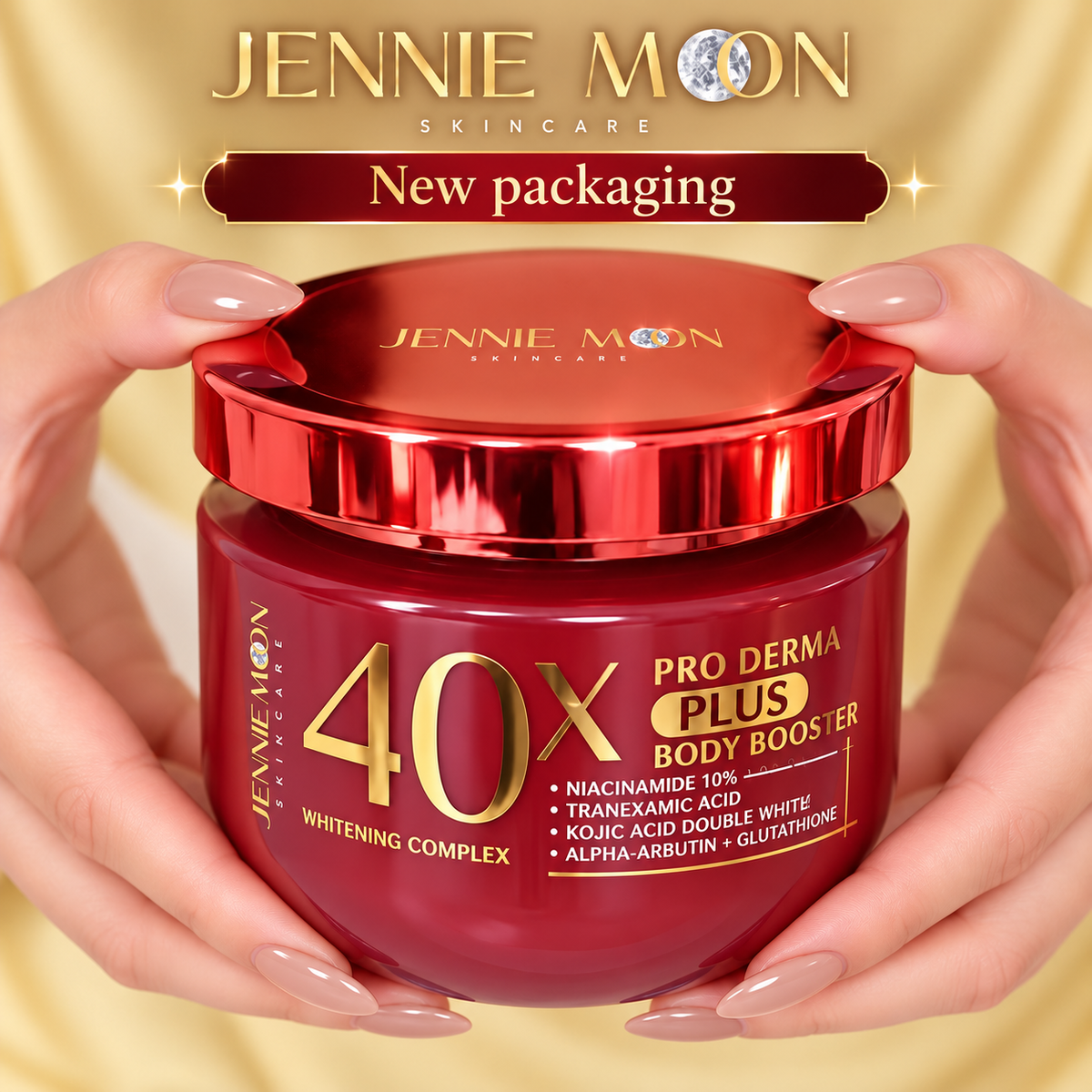 Jennie Moon 40x Pro Derma Plus Body Booster 250g - NEW PACKAGING