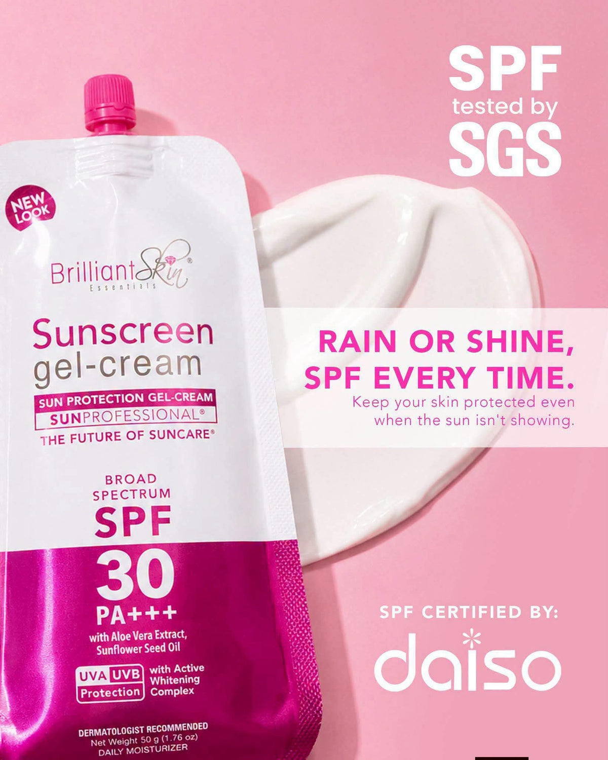 Brilliant Skin Sunscreen Gel-cream SPF30 PA+++   50g