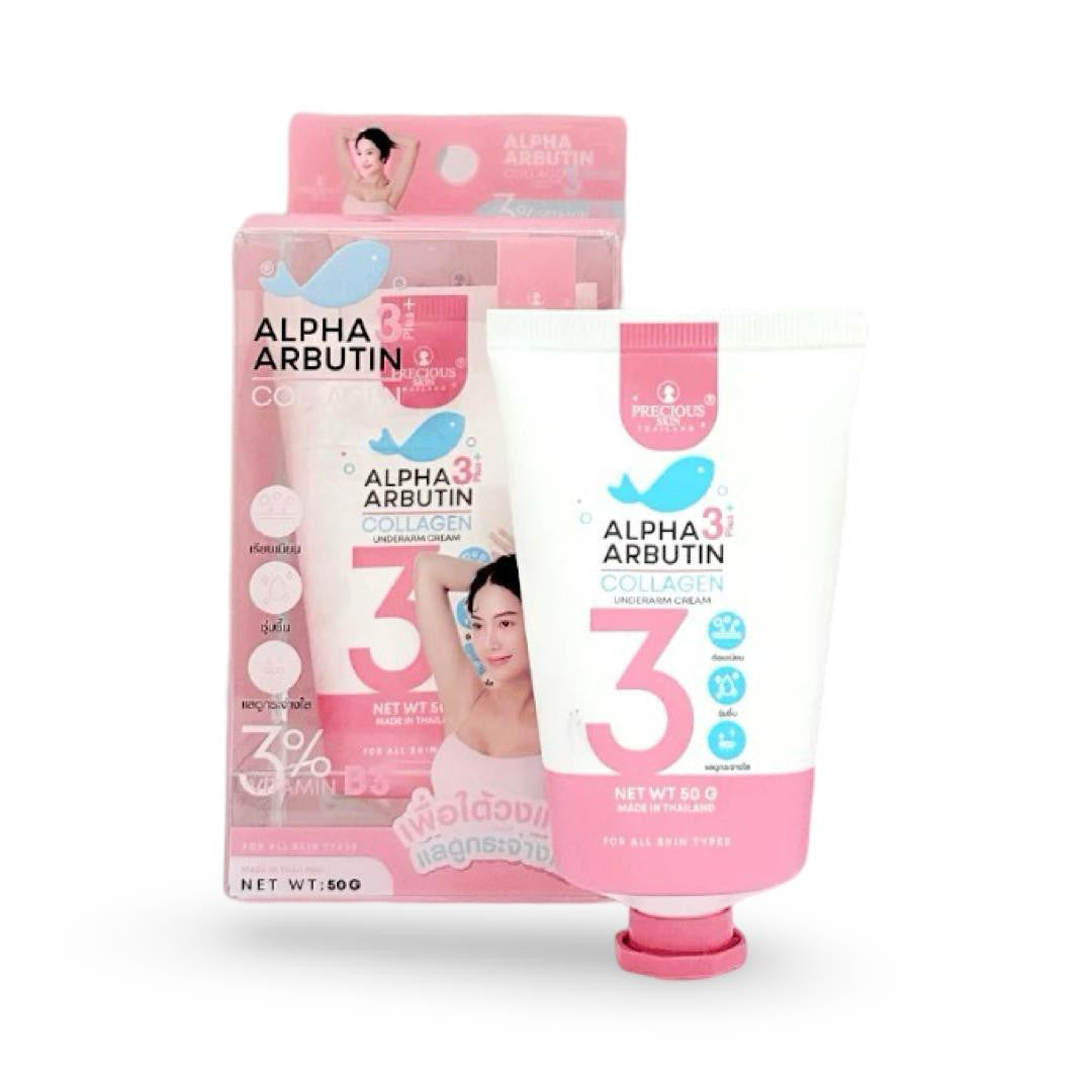 Alpha Arbutin 3 Plus Collagen Underarm Cream 50g by Precious Skin