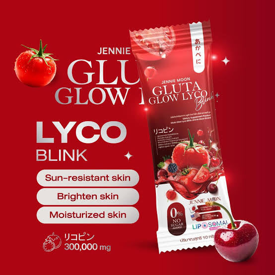 Jennie Moon Gluta Glow Lyco Blink
10g x 30 sachets