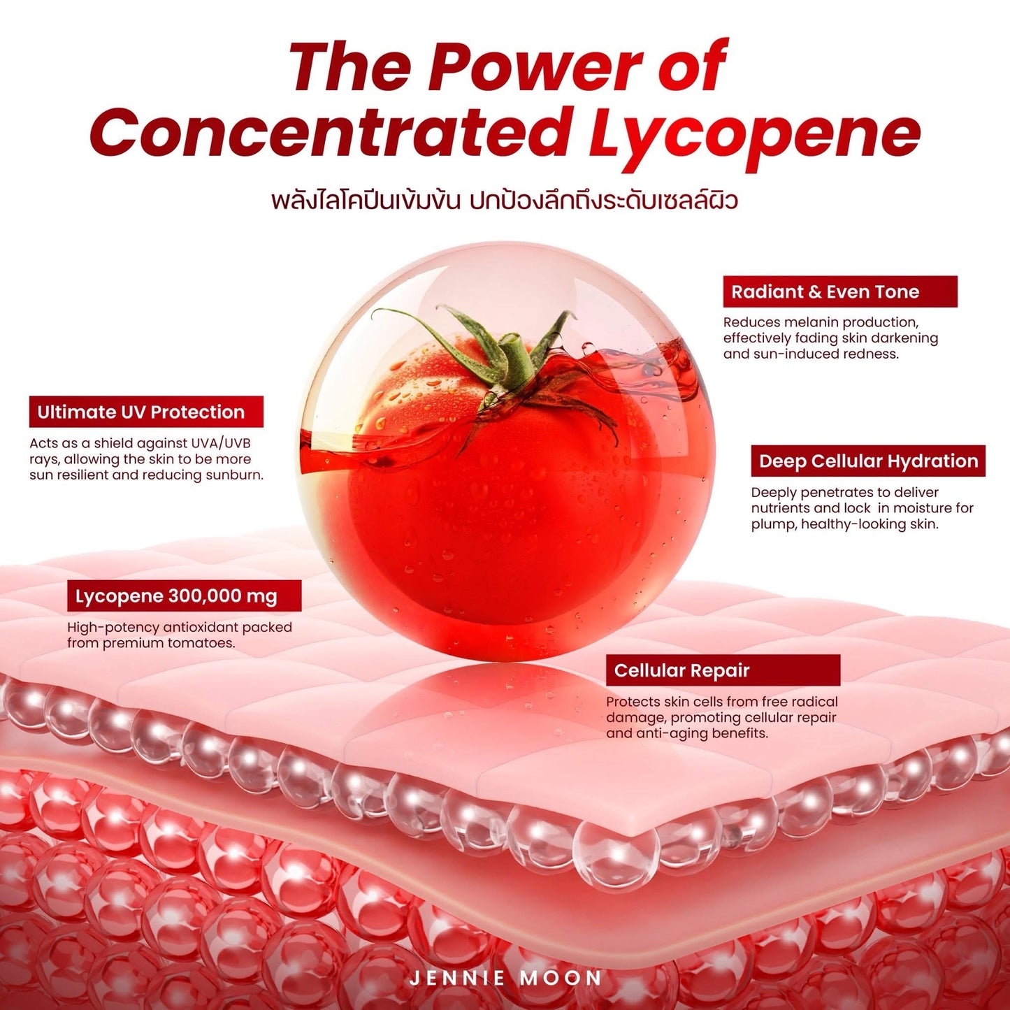 Jennie Moon Gluta Glow Lyco Blink
10g x 30 sachets