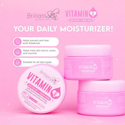 Brilliant Skin Vitamin E Moisturizing & Firming Cream 100g