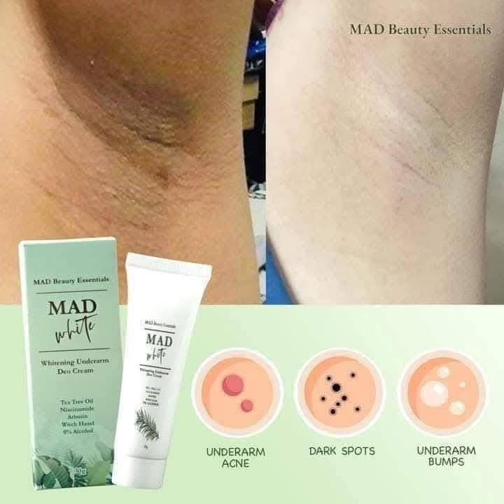 MAD White Whitening Underarm Deo Cream 30g