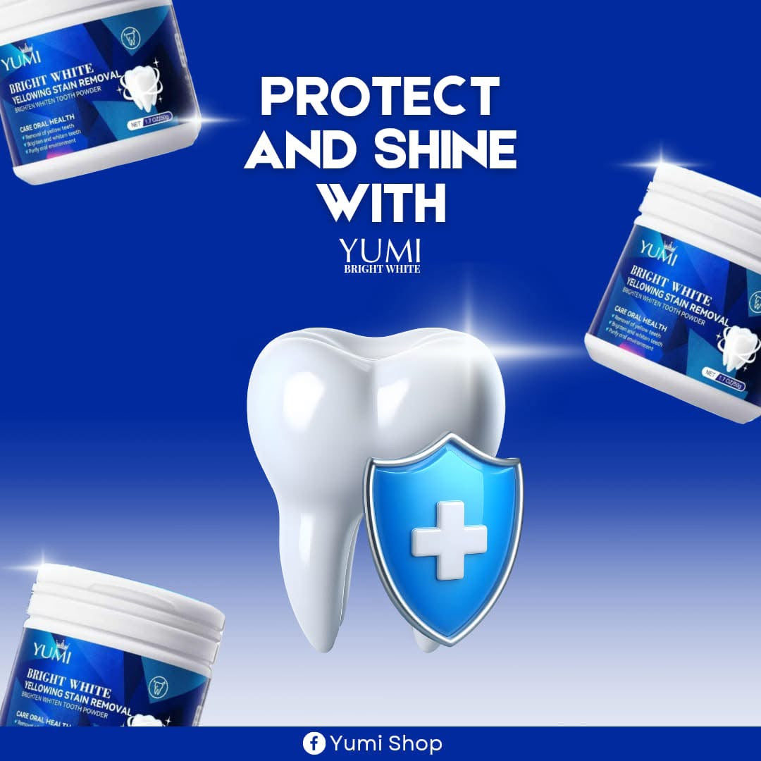 Yumi Bright White Yellowing Stain Removal Tooth Powder