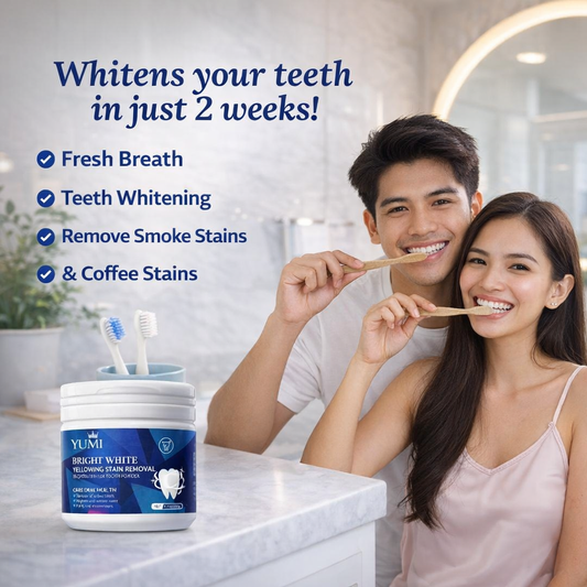 Yumi Bright White Yellowing Stain Removal Tooth Powder