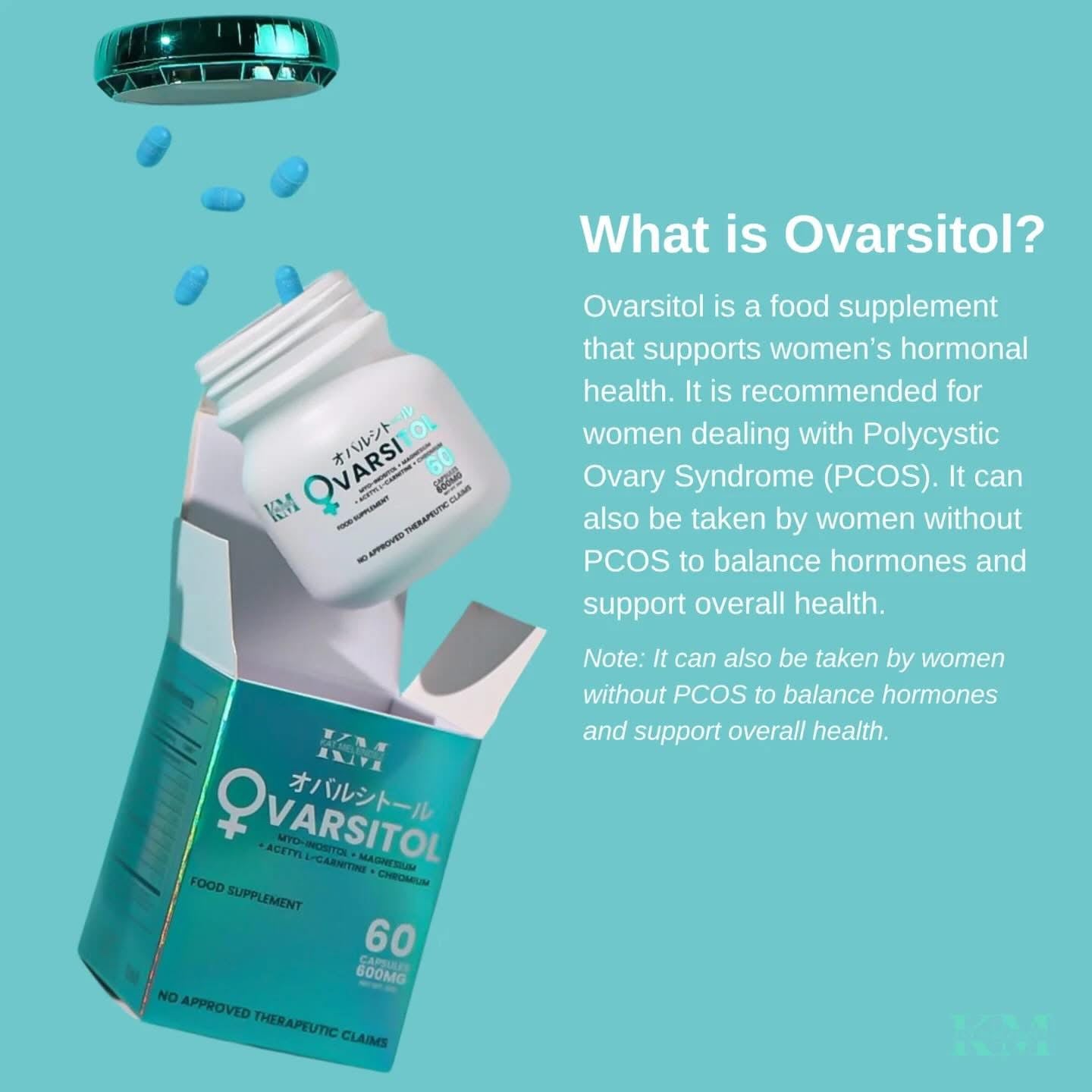 Kat Melendez Ovarsitol Capsules 600mg – 60 Capsules