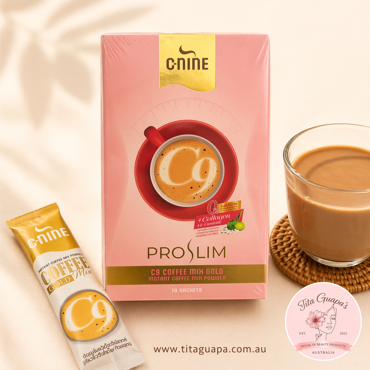C9 (C-Nine) Coffee - 10 sachets – Tita Guapa's House of Beauty