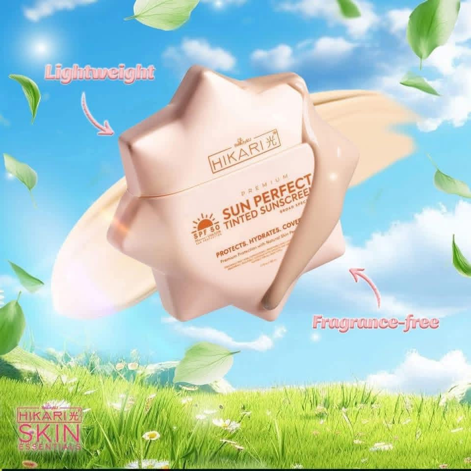 Hikari Skin Premium Sun Perfect Tinted Sunscreen SPF50 PA++++ UVA/UVB 50ml
