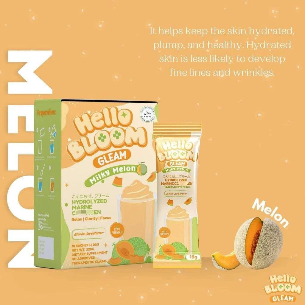Hello Bloom Gleam Milky Melon Juice by Kiray