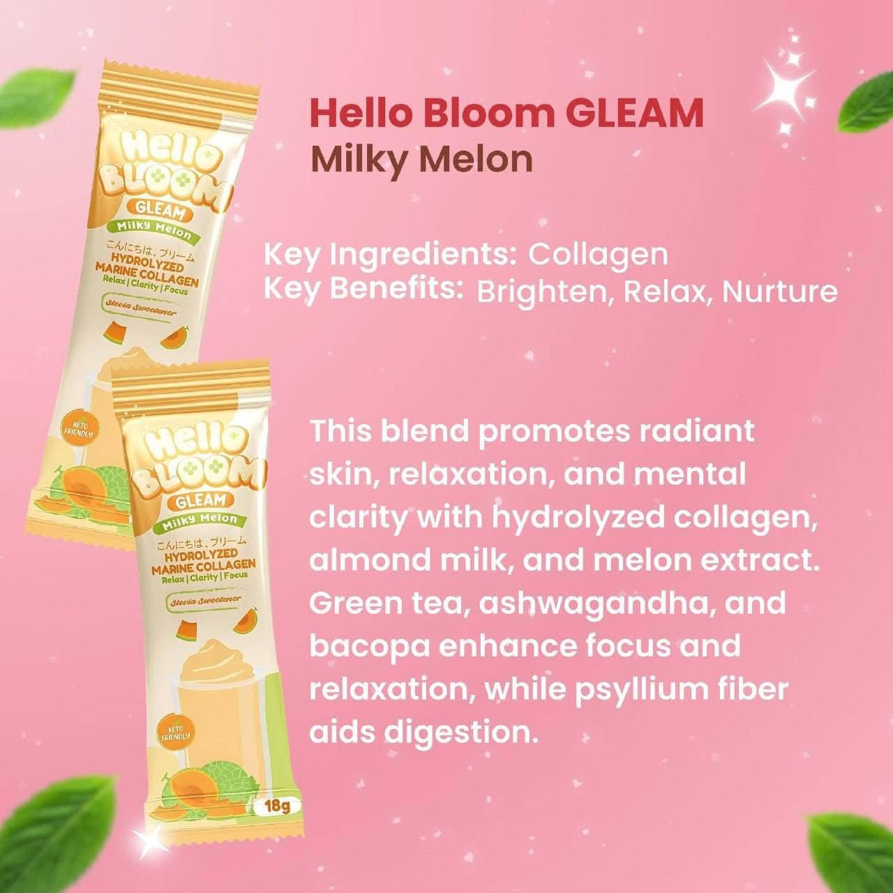 Hello Bloom Gleam Milky Melon Juice by Kiray