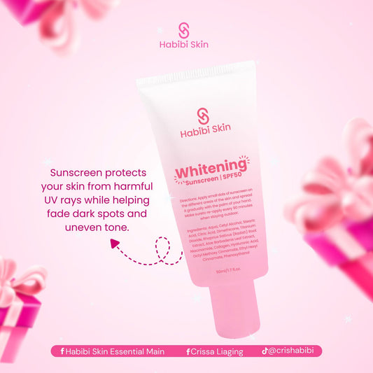 Habibi Skin Whitening Sunscreen SPF50  50ml