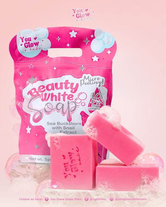 Beauty White Micropeeling Soap 5pcs x 70g by You Glow Babe