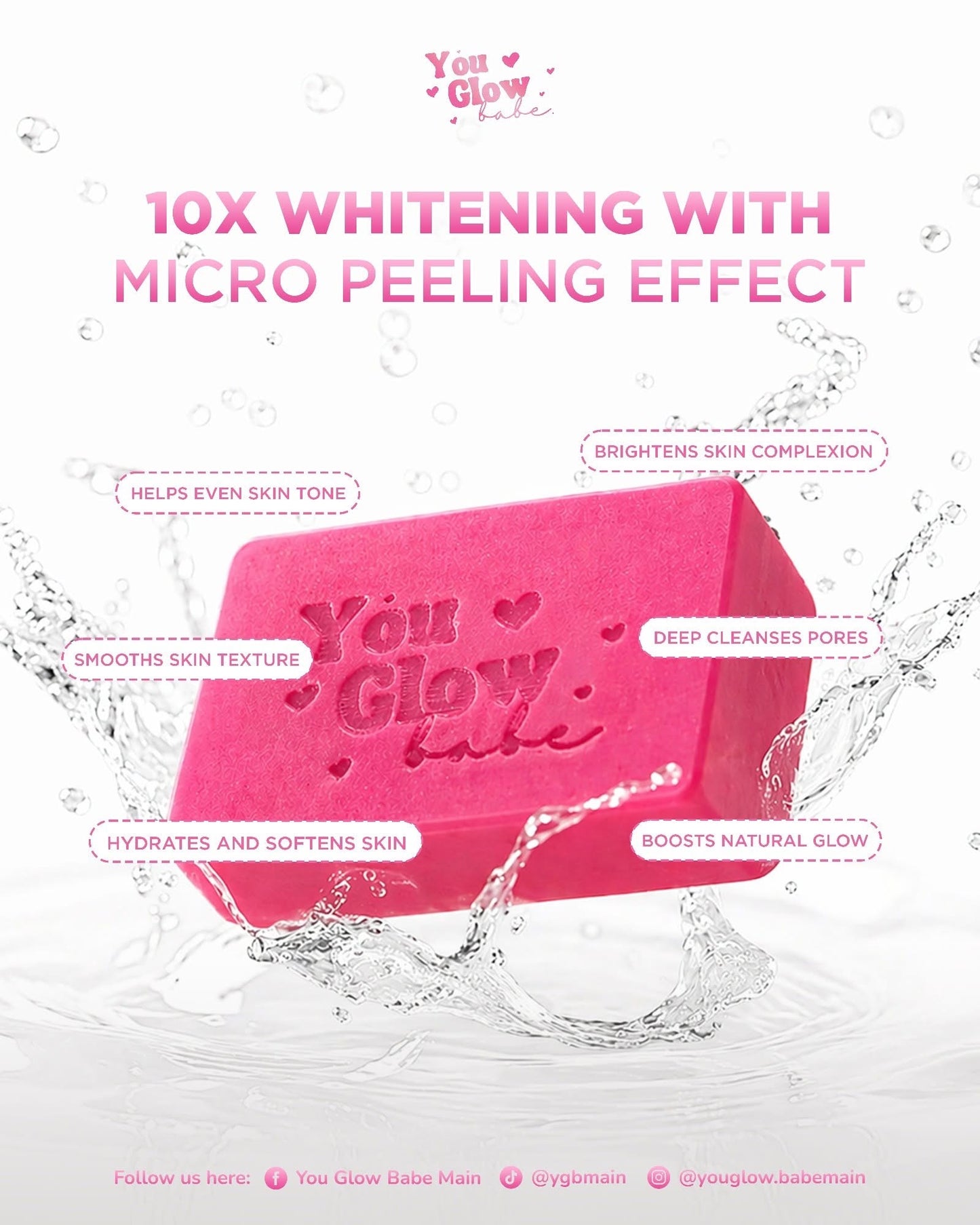 Beauty White Micropeeling Soap 5pcs x 70g by You Glow Babe