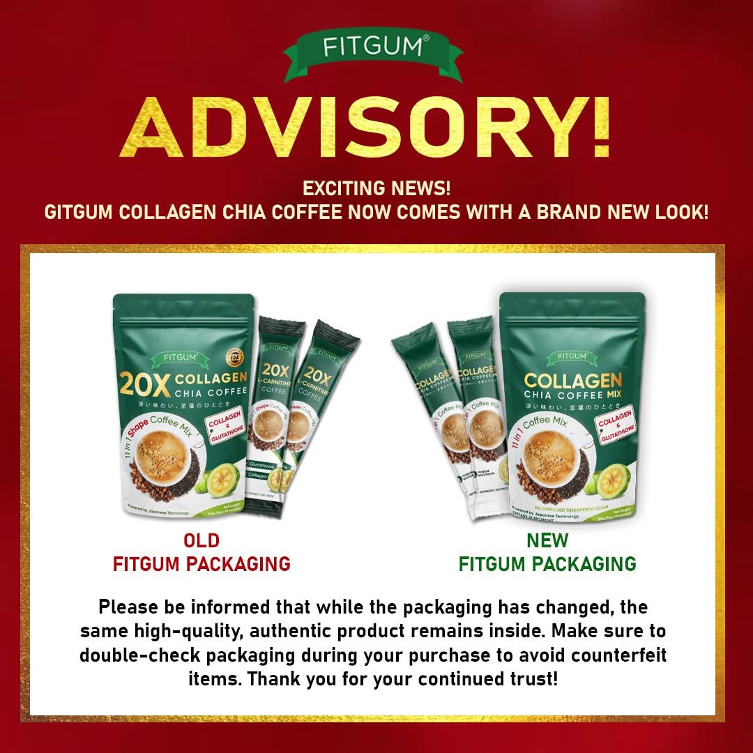 Fitgum Collagen Chia Coffee Mix