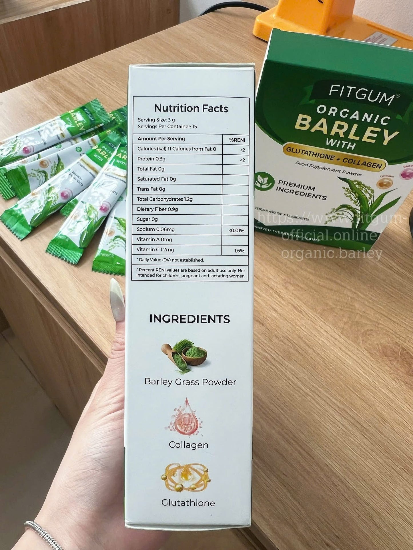 Fitgum Organic Barley