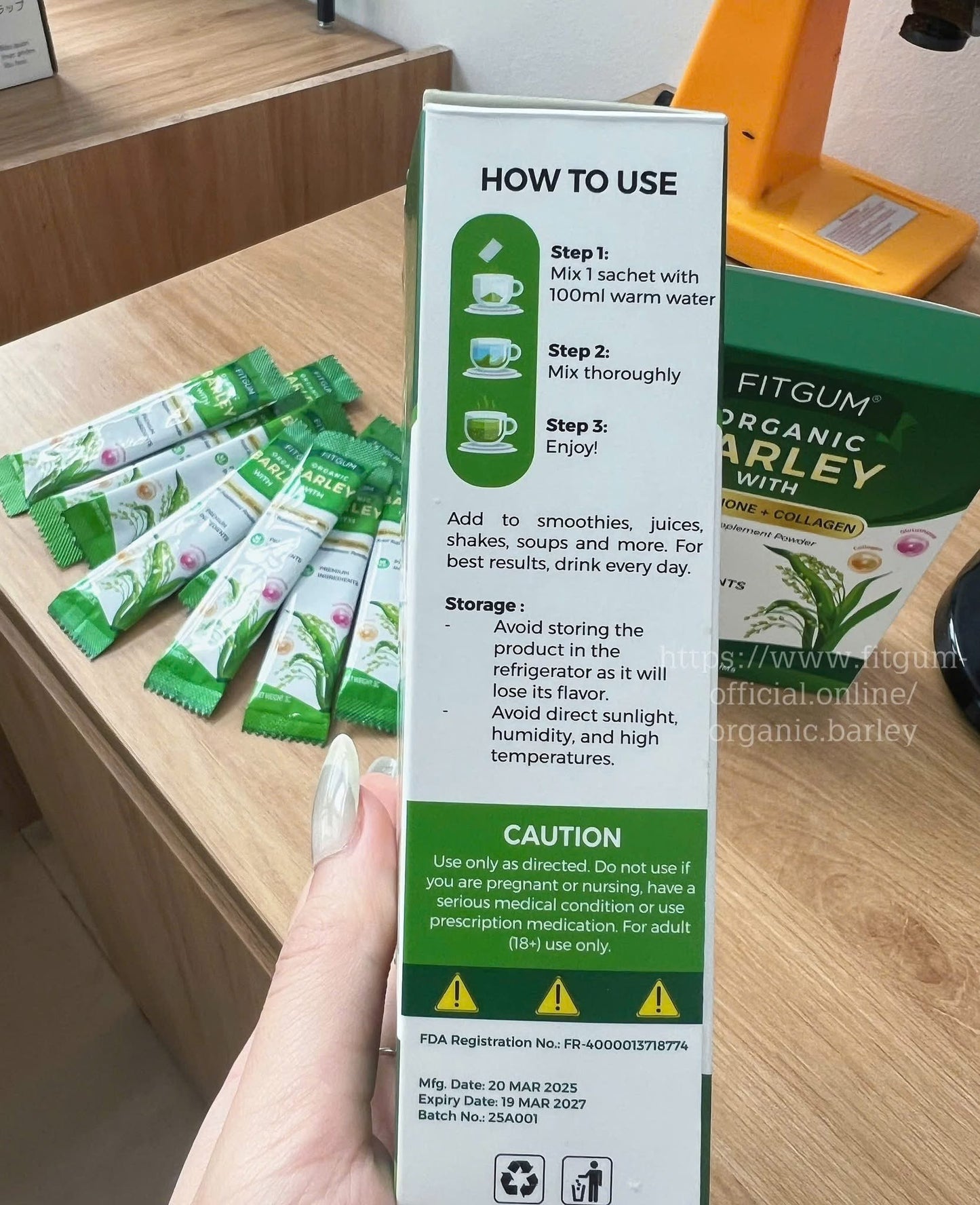 Fitgum Organic Barley