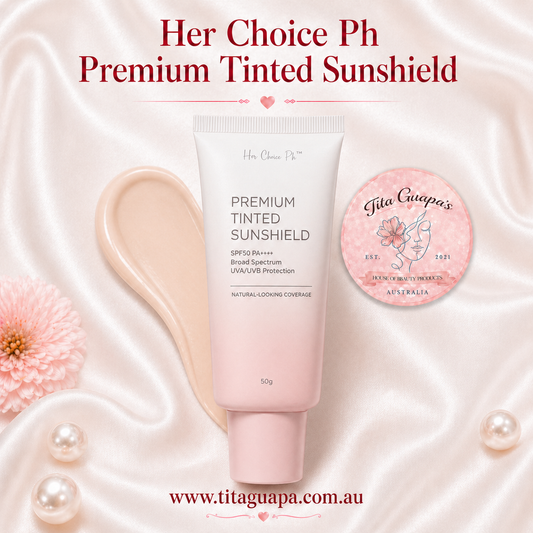 Her Choice Ph Premium Tinted Sunscreen SPF50+   50g
