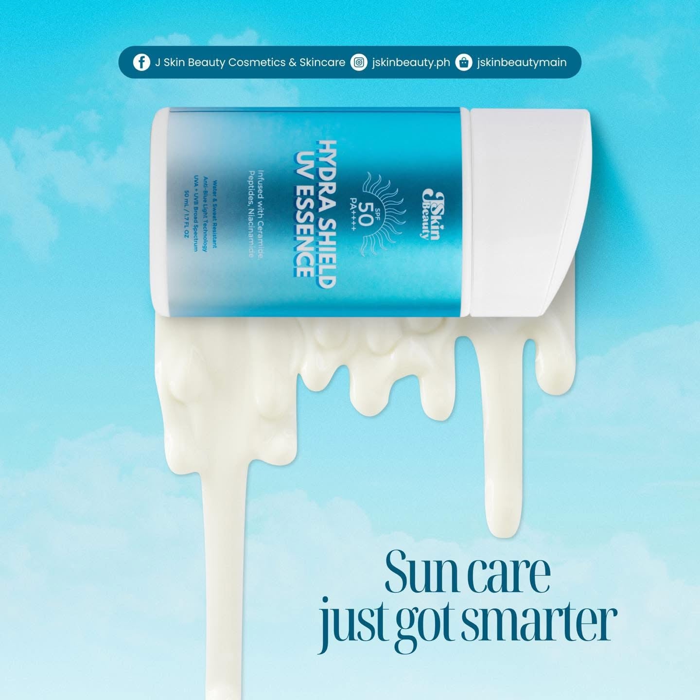 J Skin Beauty Hydra Shield UV Essence SPF50 -  50ml