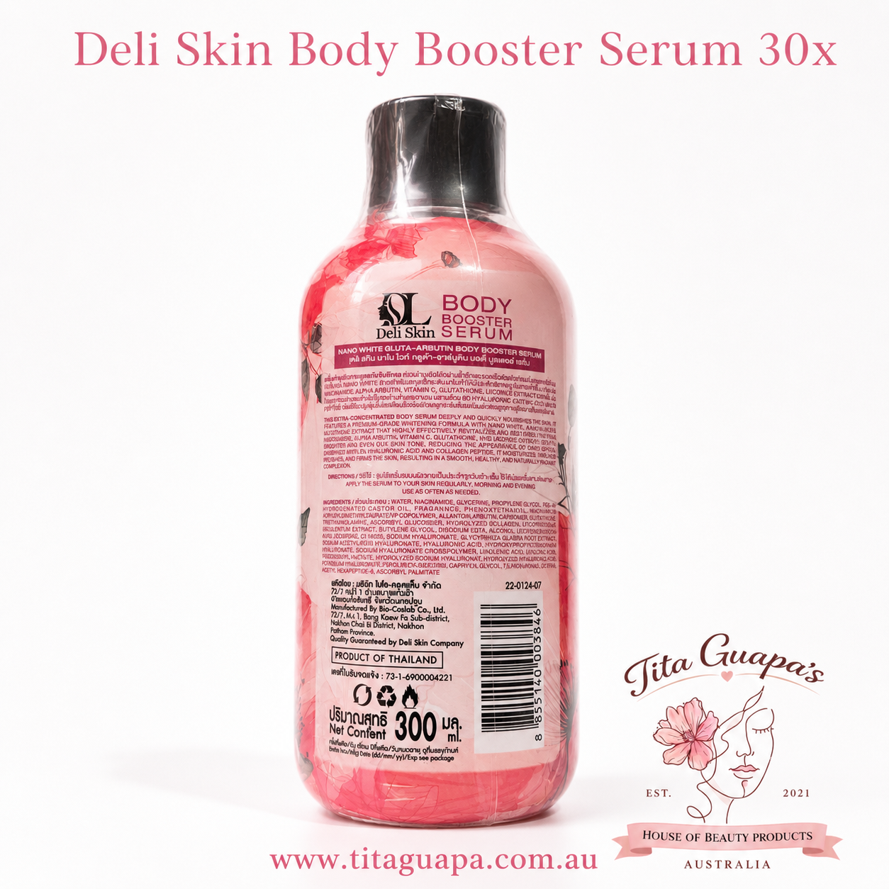 Deli Skin Body Booster Serum 30x – Nano White Gluta-Arbutin 300ml