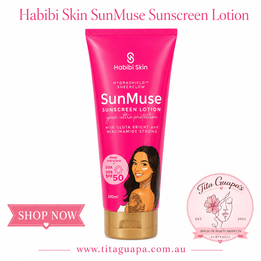 Habibi Skin SunMuse Sunscreen Lotion SPF50 – 200ml