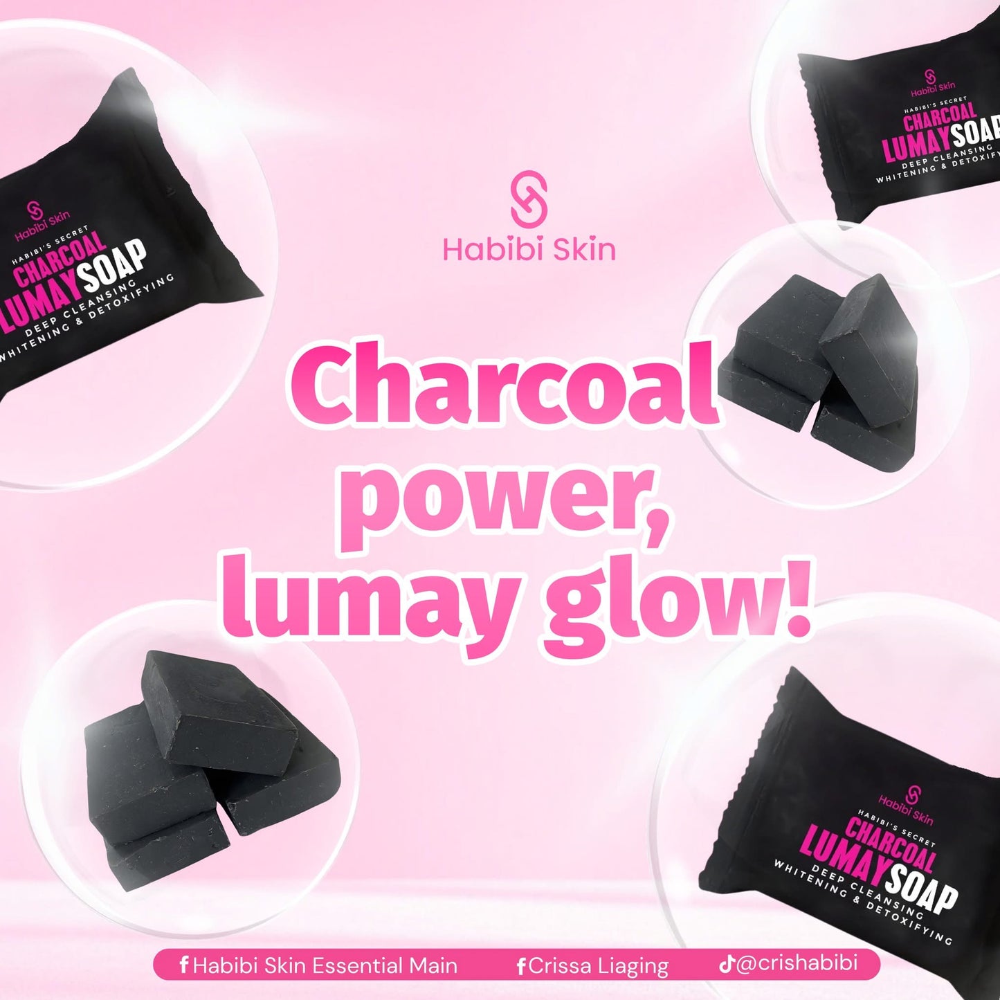Habibi Skin Charcoal Lumay Soap - 70g