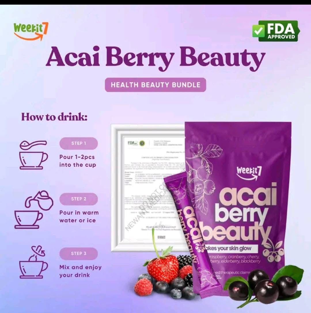 Weekit7 Acai Berry Beauty 5g x 7 sachets