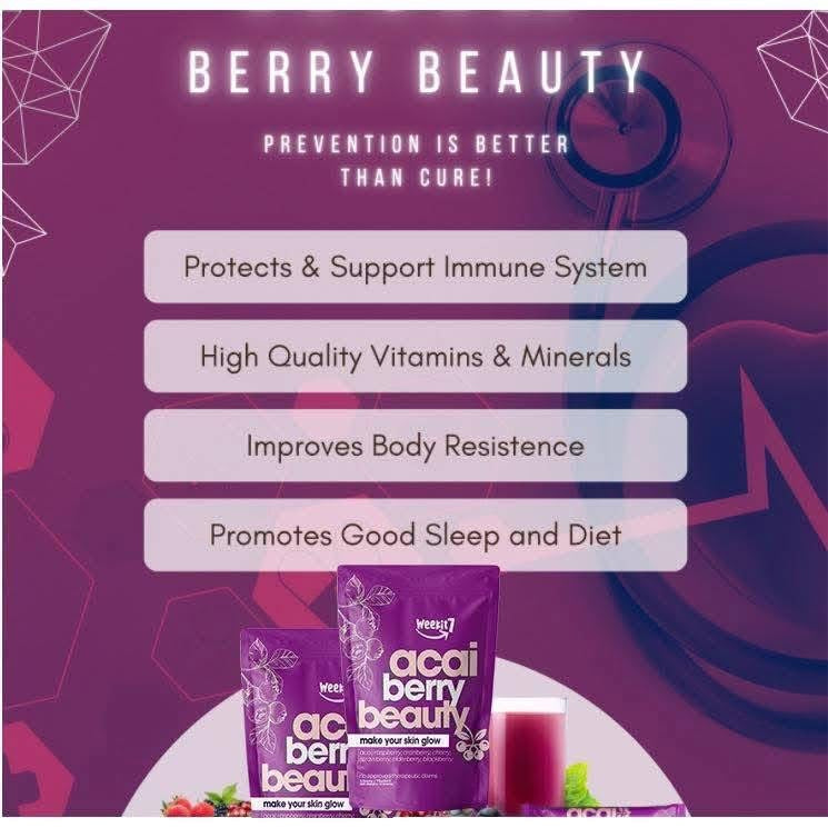 Weekit7 Acai Berry Beauty 5g x 7 sachets