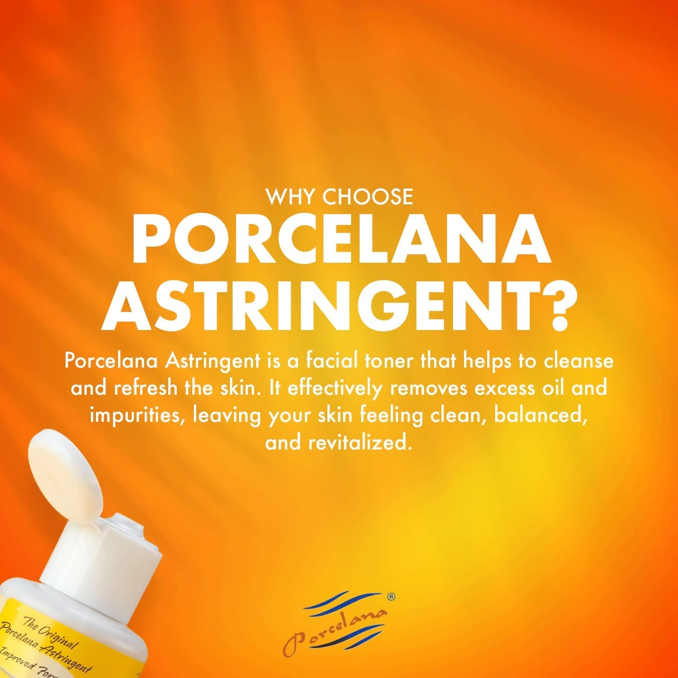 The Original Porcelana Astringent – Improved Formula 60ml