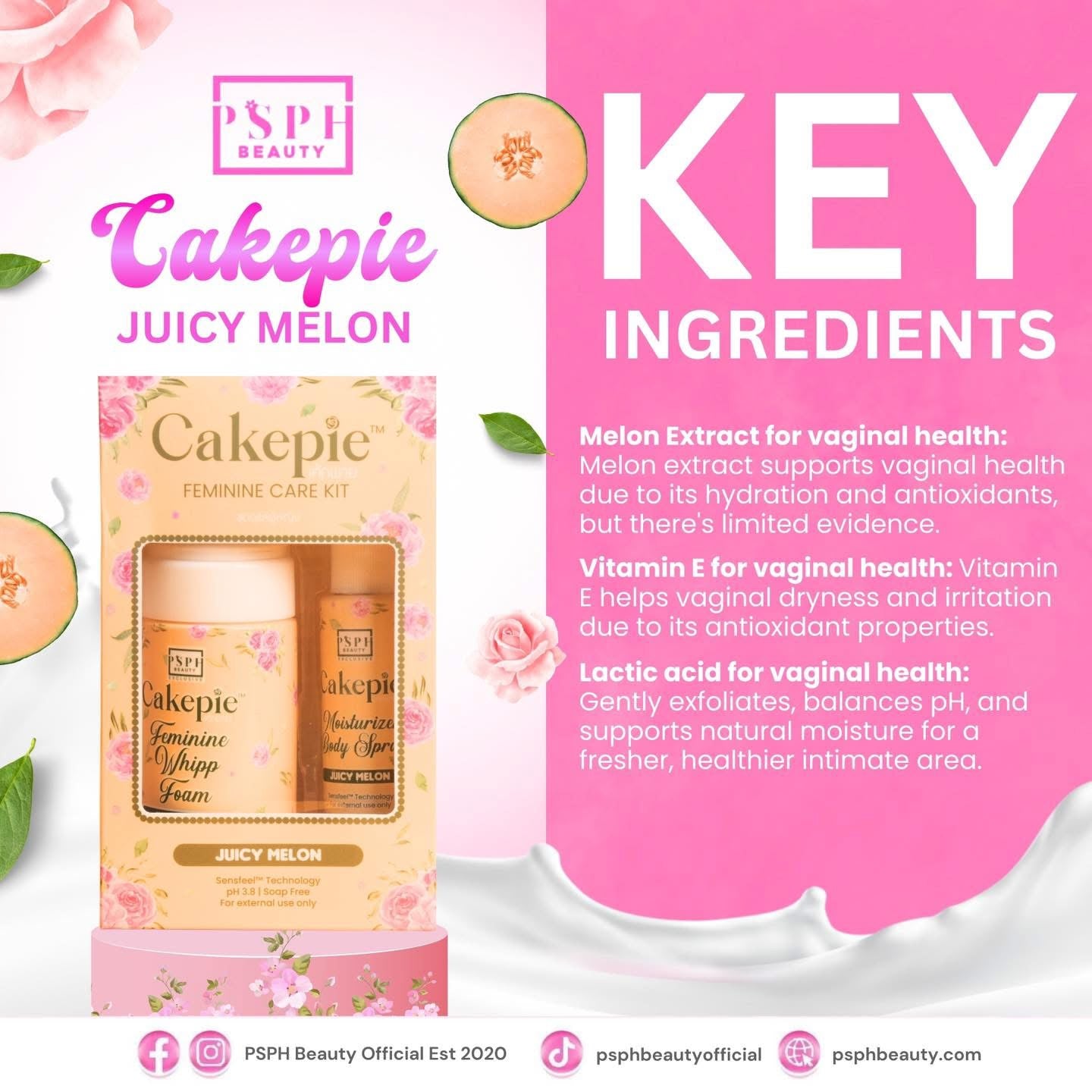 Cakepie Feminine Care Kit - Juicy Melon
