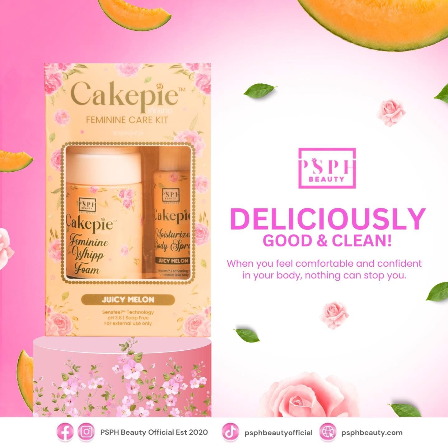 Cakepie Feminine Care Kit - Juicy Melon