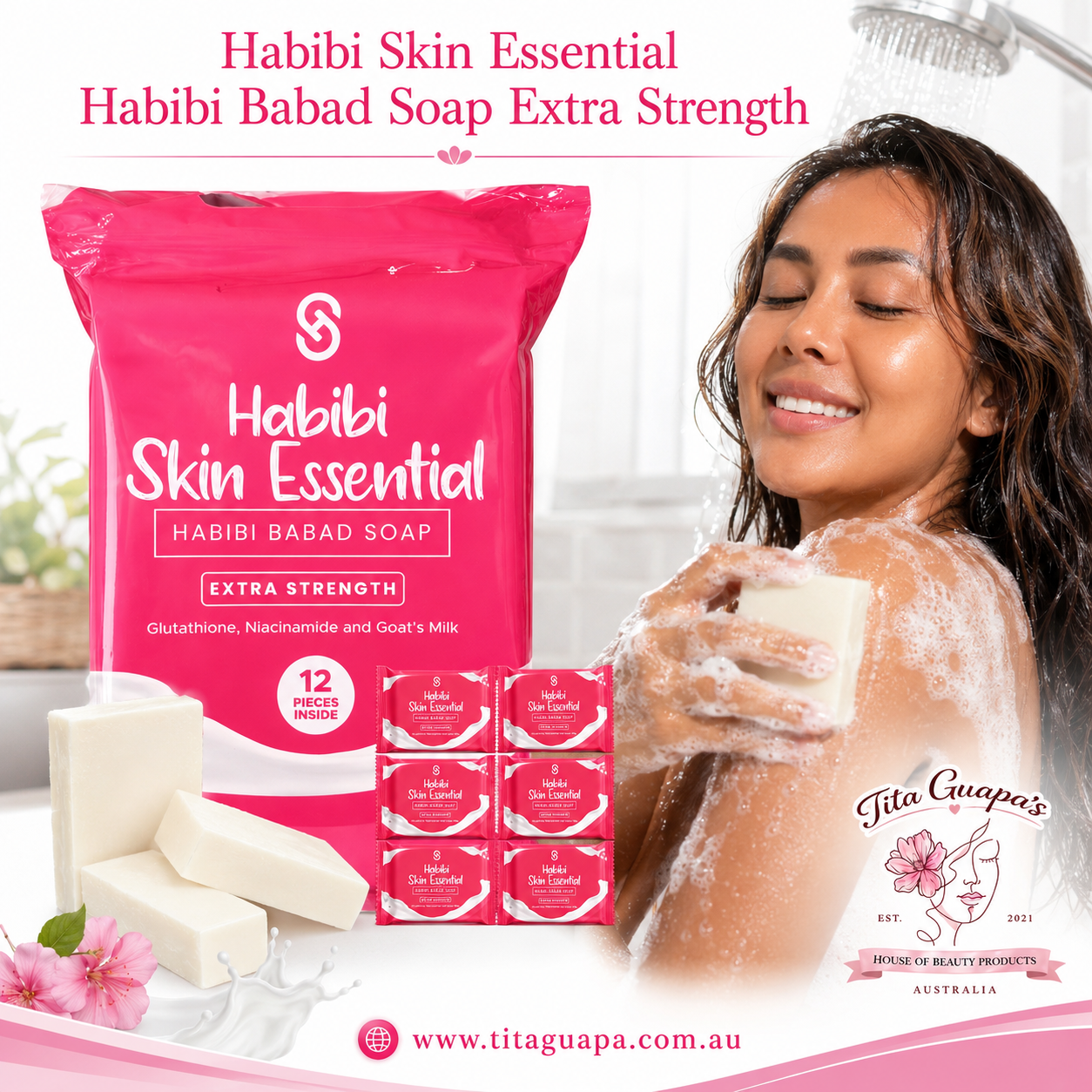 Habibi Skin Essential Habibi Babad Soap Extra Strength – 12 Pieces Pack