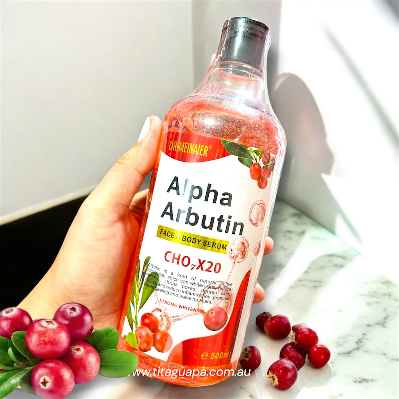 Alpha Arbutin Face & Body Serum 500ml by Dr. Meinaier