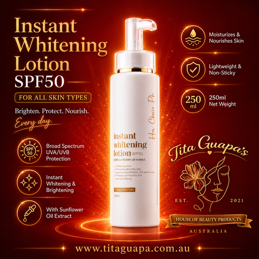 Her Choice Ph Instant Whitening Lotion SPF50 with Sunflower Oil Extract 250ml