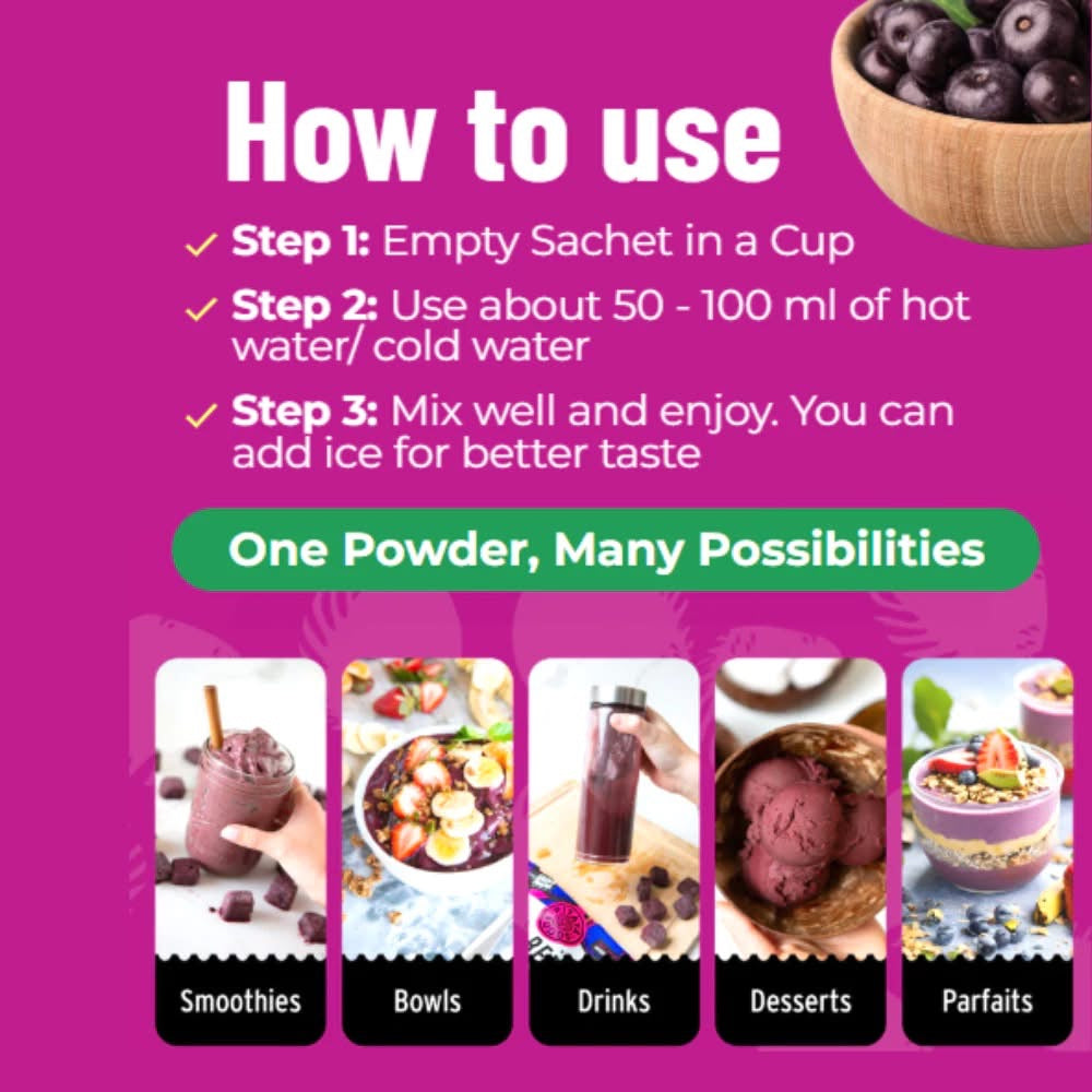 Fitgum Acai Berry Drink