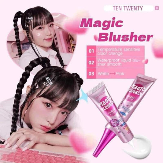 Ten Twenty Magic Blusher Cheek Color – Rose Glow Up (30ml)