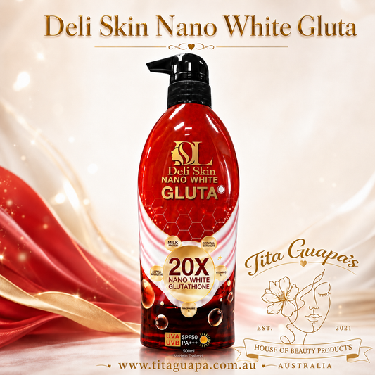 Deli Skin Nano White Gluta Intense Whitening Lotion 500ml