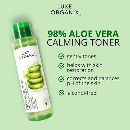 Luxe Organix Aloe Vera Vitamin C 98% Hydrabright Toner – 150ml