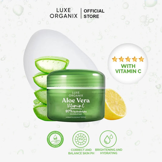 Luxe Organix Aloe Vera Vitamin C 97% Hydrabright Moisturizer – 50g