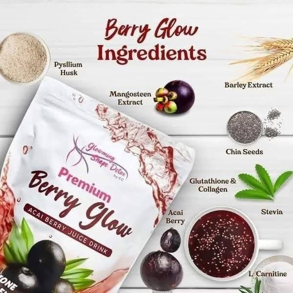 Glowming Berry Glow Acai Berry Juice Drink