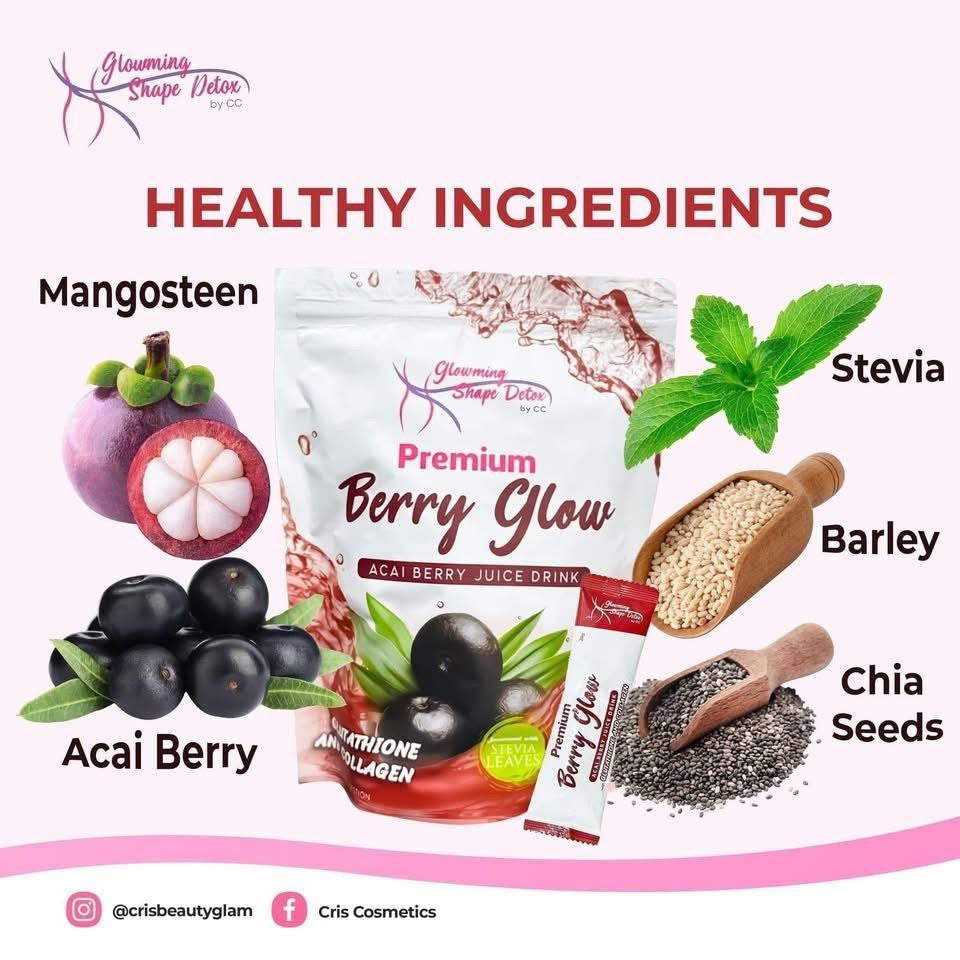 Glowming Berry Glow Acai Berry Juice Drink