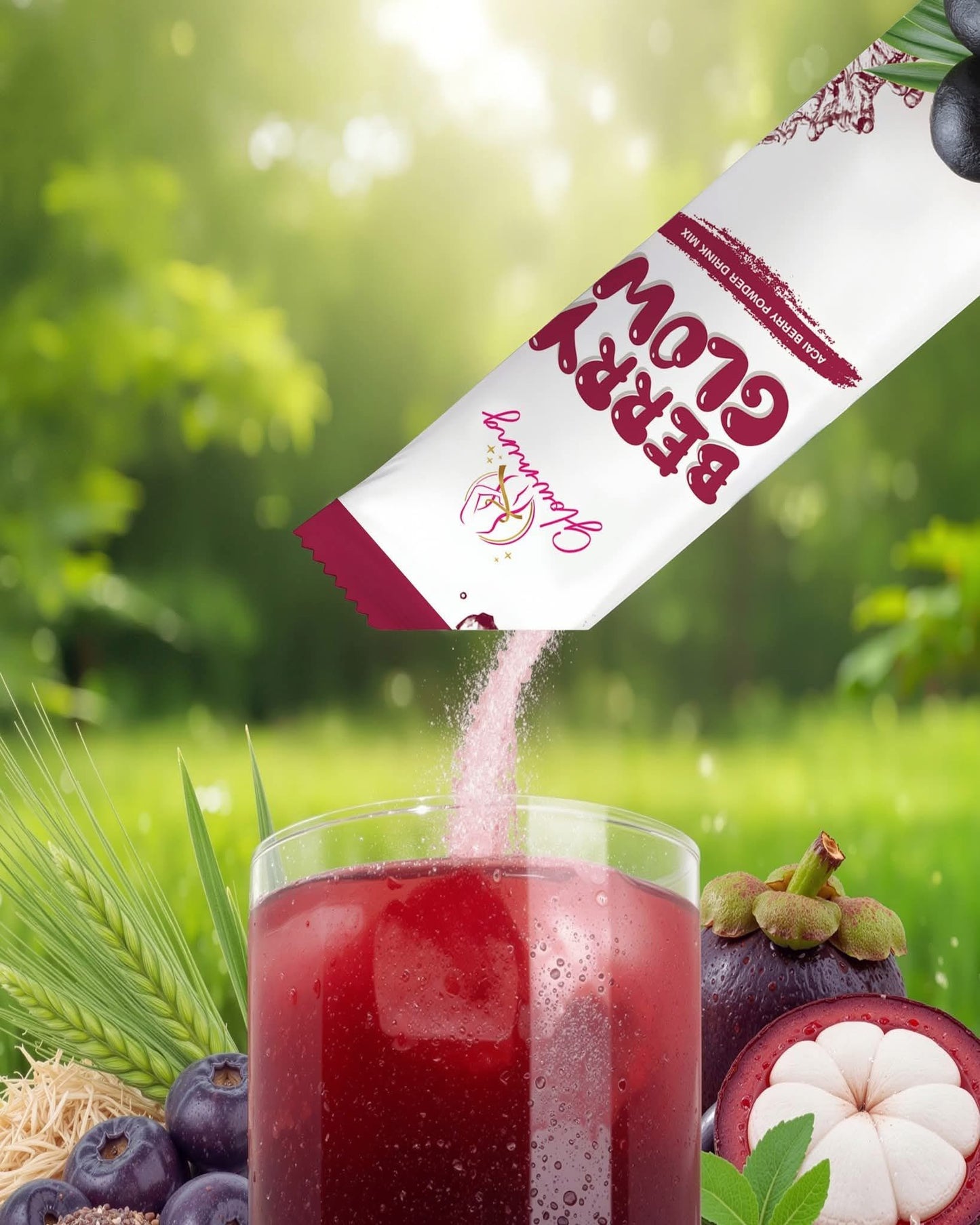 Glowming Berry Glow Acai Berry Juice Drink